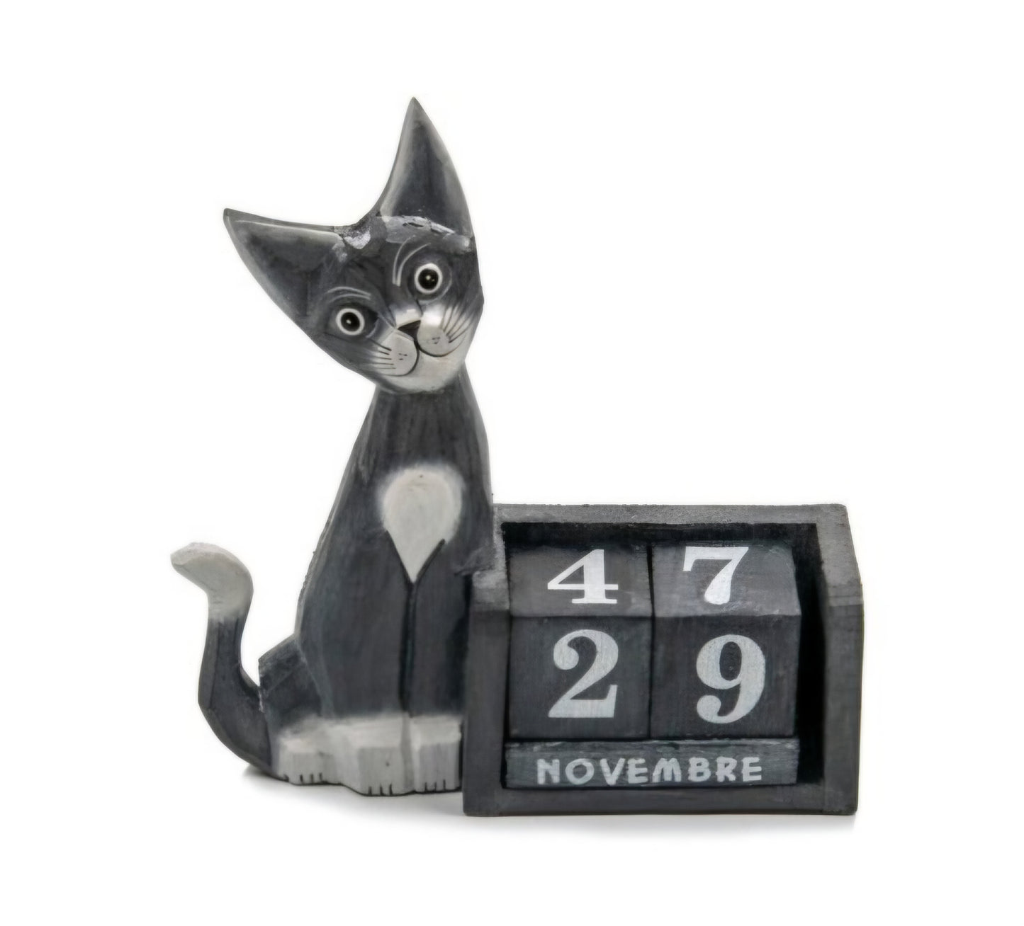 Calendrier chat Black 20cm