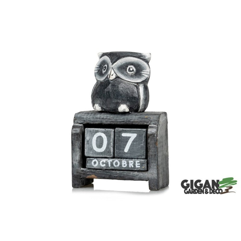 Calendrier Hibou 13x7cm