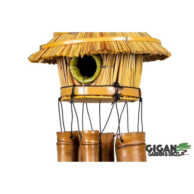 Carillon Bambou maison 30cm