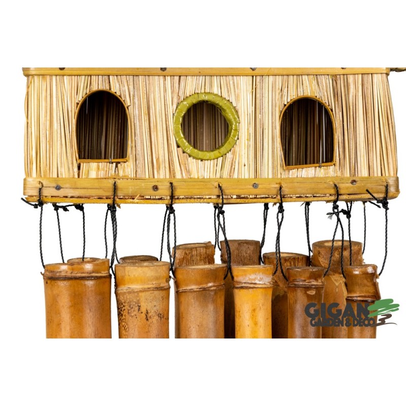 Carillon Bambou Maison 30cm