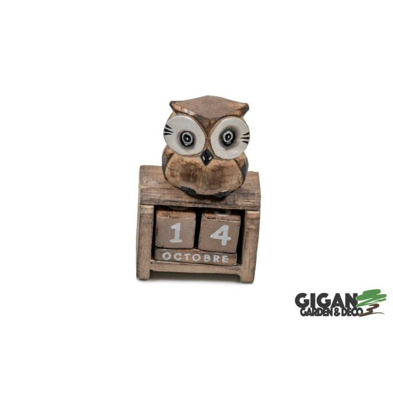 Calendrier Hibou 13x7cm