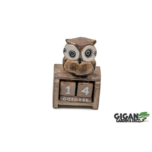 Calendrier Hibou 13x7cm