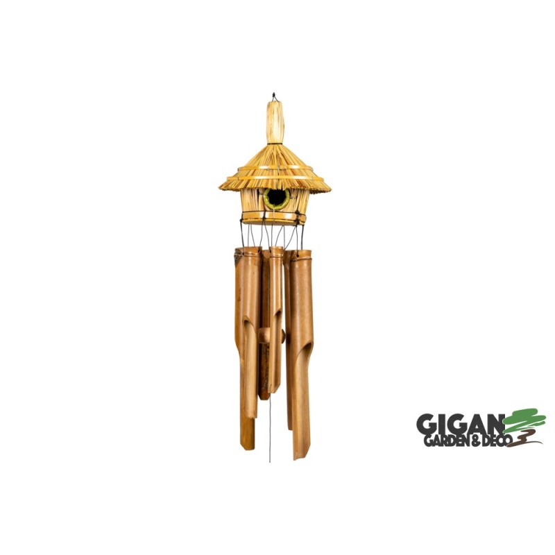 Carillon Bambou maison 30cm