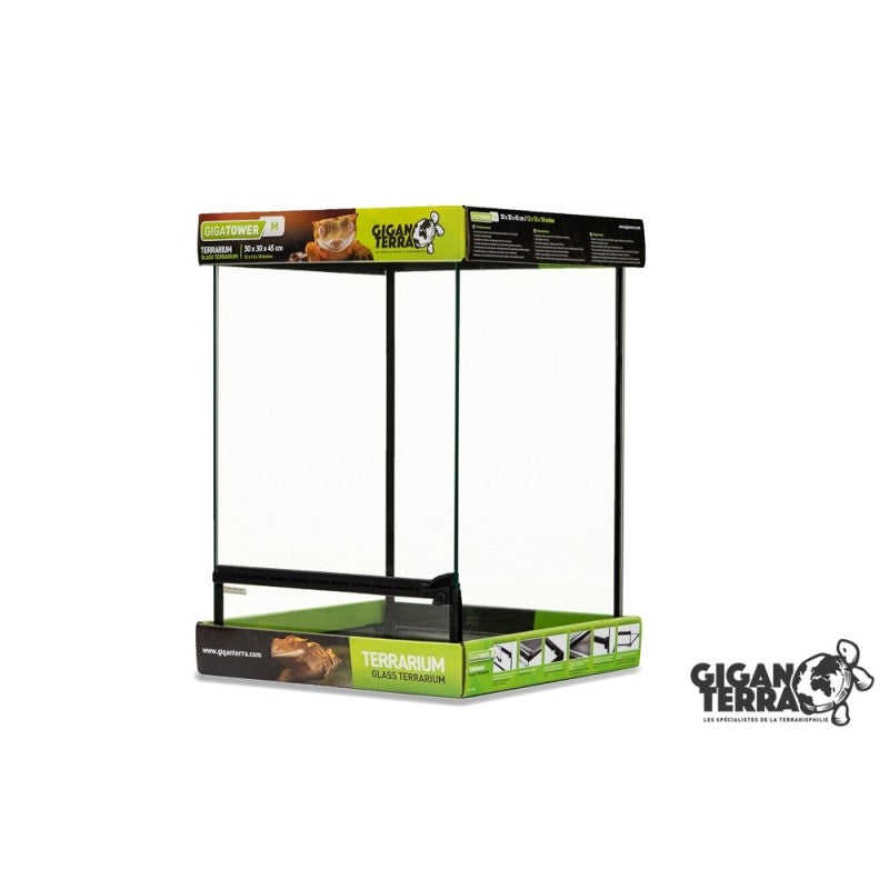 Terrarium verre 30x30x45cm